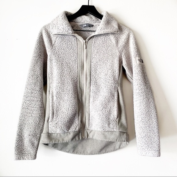The North Face Jackets & Blazers - The North Face | Gray Faux Fur Zip Up Jacket XS